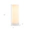 Homeroots 8" Orange Flameless Designer Candle 517691 - alternate 3