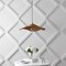 Jonathan Y Miko 24.5" Modern Coastal Organic Curve Rattan LED Pendant, Natrual Brown/Brass Gold JYL1606A - alternate 6