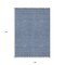 Homeroots 9' X 12' Blue And Ivory Chevron Washable Indoor Outdoor Area Rug 596259 - alternate 4