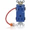 Leviton Straight Blade Receptacle, 5-15R, 15 A, 125V AC, Flush Mount, Self-Grounded M1626-1CB - alternate 1