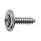 Auveco 8 x 3/4in Phillips Oval Head Sems Tapping Screw Countersunk Chrome, 100PK 2751 - alternate 1