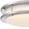 Westinghouse Lauderdale 11in 23W LED Indoor Flush Mount, Color Temp Select, Brushed Nickel, Frosted Acrylic 6136000 - alternate 5