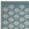 Homeroots 19" Set of Four Cream And Turquoise Damask Cotton Placemats 548883 - alternate 4