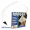 Flipside 5" x 5" White Dry Erase Stickables w/ Dry Erase Marker - 4 Packs of 12 Sheets 93355 - alternate 1
