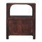 Homeroots 22" Brown Solid Wood Two Drawer Nightstand 701738 - alternate 6