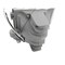 Hubbell 500W 120V Quartz Halogen Floodlight, Bronze QL-505 - alternate 4