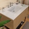 Whitehaus Collection 37 in Countertop Vanity Sink with Integrated Rectangular Bowl, Faucet Drilling and Overflow WHCS3722-3H - alternate 4