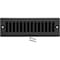 Sierra Grates 2 in. H X 10 in. W 2-Way 45 Degree Louvered, Steel, Black Toe Space Grille TSG210-BLK - alternate 1
