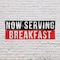 Signmission Now Serving Breakfast, 36 Inch x 96 Inch, Vinyl Banner B-96-30764 - alternate 3