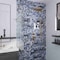 Apollo Tile Carnelian 3 in. x 12 in. Glossy Brown and Blue Glass Subway Wall and Floor Tile 5 sqft/case, 20PK APLAG8804BRBL - alternate 6