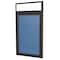 Ghent 36'' x 24'' Enclosed Vinyl Board, 1-Door, Bronze Aluminum Frame, Illuminated Headliner, Ocean PBVLX2-191 - alternate 1