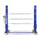 Atlas Automotive Equipment Atlas Platinum Pvl9Bp Ali Certified Commercial Baseplate 9,000 Lb. Capacity 2-Post Lift AP-PVL9BP - alternate 4