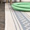 Jonathan Y Lucia Classic Diamond Border Cream/Blue 3 ft. x 5 ft. Indoor/Outdoor Area Rug SMB207A-3 - alternate 5