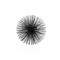 Homeroots 8" Black Iron Decorative Orb Tabletop Sculpture 480035 - alternate 1