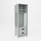 Pucel Athletic Gear Locker, 24 in W x 72 in H x 24 in D, 2 Drawers, 4 in Legs, Gray GL-2472-24-DR2-L - alternate 1