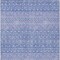 Homeroots 9' X 12' Sky Blue Purple And Ivory Tribal Washable Indoor Outdoor Area Rug 582636 - alternate 5