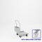 Pucel Drum Dolly Truck with Accessory Box, 25 in W x 25 in D x 12 in H, Gray DT-25-S - alternate 1