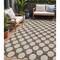 Homeroots 5' X 8' Brown And Beige Polka Dot Washable Indoor Outdoor Area Rug 595212 - alternate 1