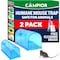 Campior Humane Mouse Trap, Large, No-Kill, Indoor, Pet Safe, Easy Clean, No-Touch Release, Blue, 2PK CMPMO8SBL98 - alternate 1