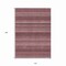 Homeroots 10' X 14' Red And Burgundy Striped Washable Indoor Outdoor Area Rug 610593 - alternate 5