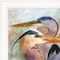 Homeroots Set Of Two Blue Heron Duet White Framed Print Wall Art, 2PK 408043 - alternate 2