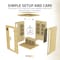 Steamspa 2-Person Carbon FAR Infrared Hemlock Wooden Indoor Home Sauna with LED Touch Control Panel SC-SS0009-0S - alternate 8