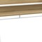 Homeroots 47" Natural and White Wood and Metal Sled Computer Desk 489987 - alternate 3