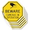 Signmission Beware Cameras in Operation, 4 inch X 4 inch, Vinyl Decal, 5PK OC-D-5PACK-4-327 - alternate 1