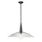 Z-Lite Lunelle Matte Black 1 Light Pendant 3051P24-MB - alternate 1