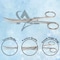 A2Z Scilab Lab Scissors 5.5 inches Sharp/Sharp Curved Blades, Stainless Steel A2Z-ZR-113S - alternate 5
