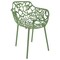 Leisuremod Modern Devon Aluminum Armchair, Khaki Green DCA23G - alternate 1
