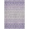 Homeroots 10' X 14' Purple Lavender And Ivory Geometric Washable Indoor Outdoor Area Rug 613872 - alternate 6