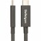 Startech.Com 6FT 2M ACTIVE THUNDERBOLT 4 CABLE - 40GBPS - 100W PD - 8K VIDEO - CERTIFIED THUNDERBOLT CABLE - A40G2MB-TB4-CABLE - alternate 1