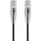 Monoprice Slim Cat6 Utp Network Cable, 2 ft.Black 13522 - alternate 1