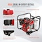 Vevor Gasoline Engine Water Pump Gas Powered Water Transfer Pump 2" 7HP 4-Stroke SCWP50 - alternate 3