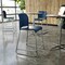 Flash Furniture Commercial Navy Plastic Stack Stools, Contoured Backs and Sled Bases-Set of 3, 3PK 3-RUT-239AH-CS-NV-GG - alternate 6