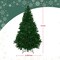 Elf Stor Artificial Christmas Tree 6ft Unlit Spruce Xmas Tree Realistic Branch Tips and Metal Stand 50-300-6 - alternate 4