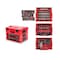 Tekton 127pc 1/4, 3/8 Inch Drive Socket, Ratchet, Screwdriver, and Pliers Set in Modular Stacking Tool Box OLB99006 - alternate 1