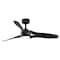 Vaxcel Winnetka, 52 in, Black Ceiling Fan, Black Blades, LED, Remote, DC Motor F0144 - alternate 1