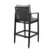 Armen Living Cayman Outdoor Patio Bar Stool in Aluminum with Gray Cushions LCCCBABL30 - alternate 5