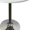 Homeroots 36" Black and Silver Wood and Metal Pedestal Base Round Top Dining Table 555181 - alternate 4