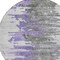 Homeroots 8' Purple Ivory And Charcoal Round Abstract Washable Indoor Outdoor Area Rug 582400 - alternate 4