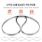 Vevor Band Saw Blade for Cutting Meat Bone 51.2"x0.63"x0.02" Carbon Steel 5 PCS, 5PK BS-130 (Countertop-type 650W) - alternate 5