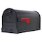 Solar Group Architectural Mailboxes Arlington Classic Galvanized Steel Post Mount Black Mailbox AR15B0AM - alternate 1