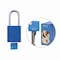 Brady Padlock Alum BLU 1.5in Steel KeyCode11 SDAL-BLU-38ST-011 - alternate 1
