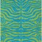 Homeroots 5' X 8' Teal Blue And Green Animal Print Washable Indoor Outdoor Area Rug 600709 - alternate 6