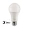 Euri Lighting A19 LED 12W 3-way 500/1000/1500lm 3000K E26 Damp UL Enclosed 25K hrs EA19-12W2100et - alternate 5