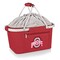 Picnic Time Family Of Brands NCAA Ohio State Buckeyes Metro Shopping Basket - Insulated Picnic Basket 645-00-100-444-0 - alternate 1