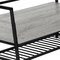 Homeroots 42in Gray And Black Bench With Flip top 489779 - alternate 7