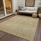Homeroots 8' X 10' Copper Ivory And Olive Green Tribal Washable Indoor Outdoor Area Rug 582617 - alternate 7